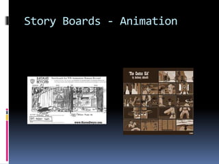 Story Boards - Animation
 