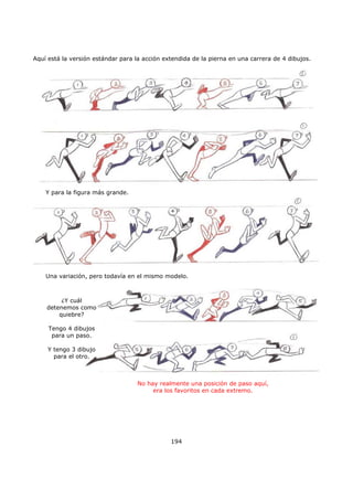Aquí está la versión estándar para la acción extendida de la pierna en una carrera de 4 dibujos.
194
Y para la figura más grande.
Una variación, pero todavía en el mismo modelo.
¿Y cuál
detenemos como
quiebre?
Tengo 4 dibujos
para un paso.
Y tengo 3 dibujo
para el otro.
No hay realmente una posición de paso aquí,
era los favoritos en cada extremo.
 