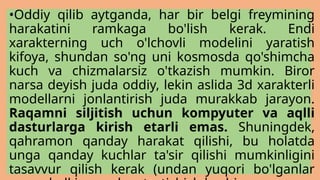 Animatsiya.pptx hamma jsjdj fuujjd jjdghd | PPTX
