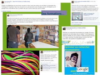 28/03/2013 - Produire des contenus en ligne / Stage Enssib59
Des formations…
 