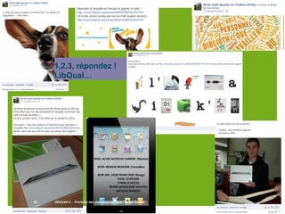 28/03/2013 - Produire des contenus en ligne / Stage Enssib62
1,2,3, répondez !
LibQual…
 