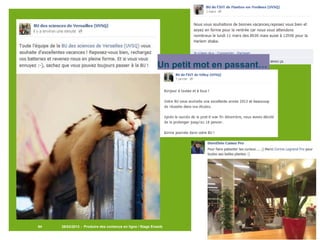 28/03/2013 - Produire des contenus en ligne / Stage Enssib64
Un petit mot en passant…
 