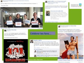 28/03/2013 - Produire des contenus en ligne / Stage Enssib75
Célébrer les fans…
 