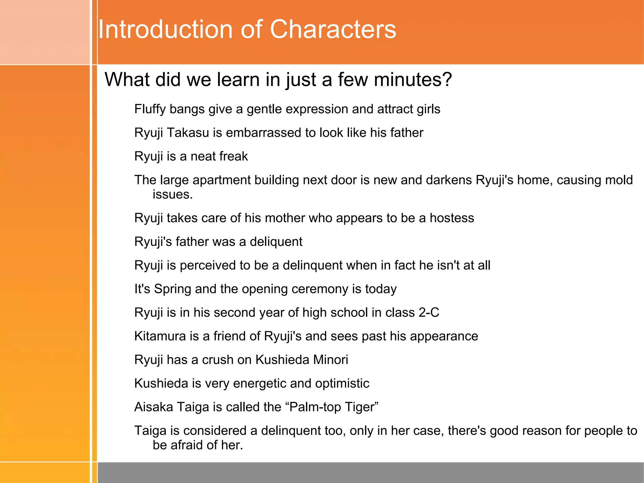 What Appeals to Me... Anime... Provides a glimpse of Japanese  History 