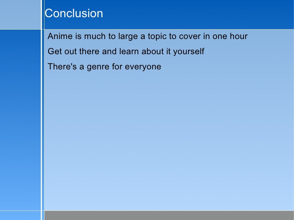 Anime Presentation