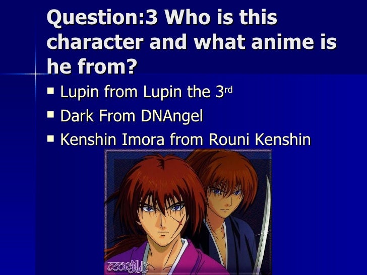 Anime Questions Quiz