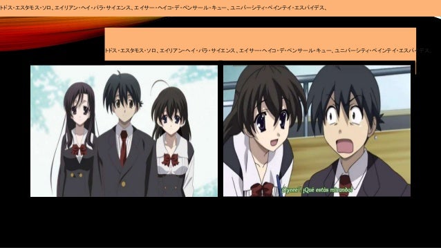 presentacion de anime