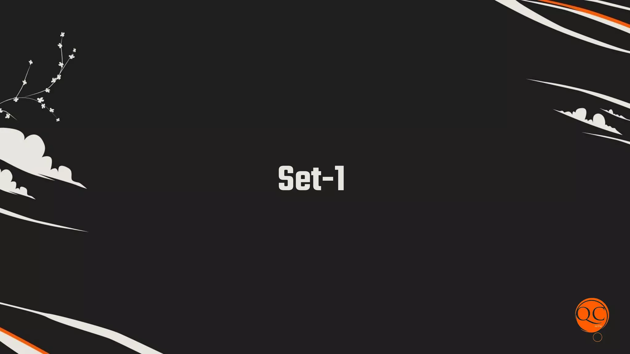 Set-1
 