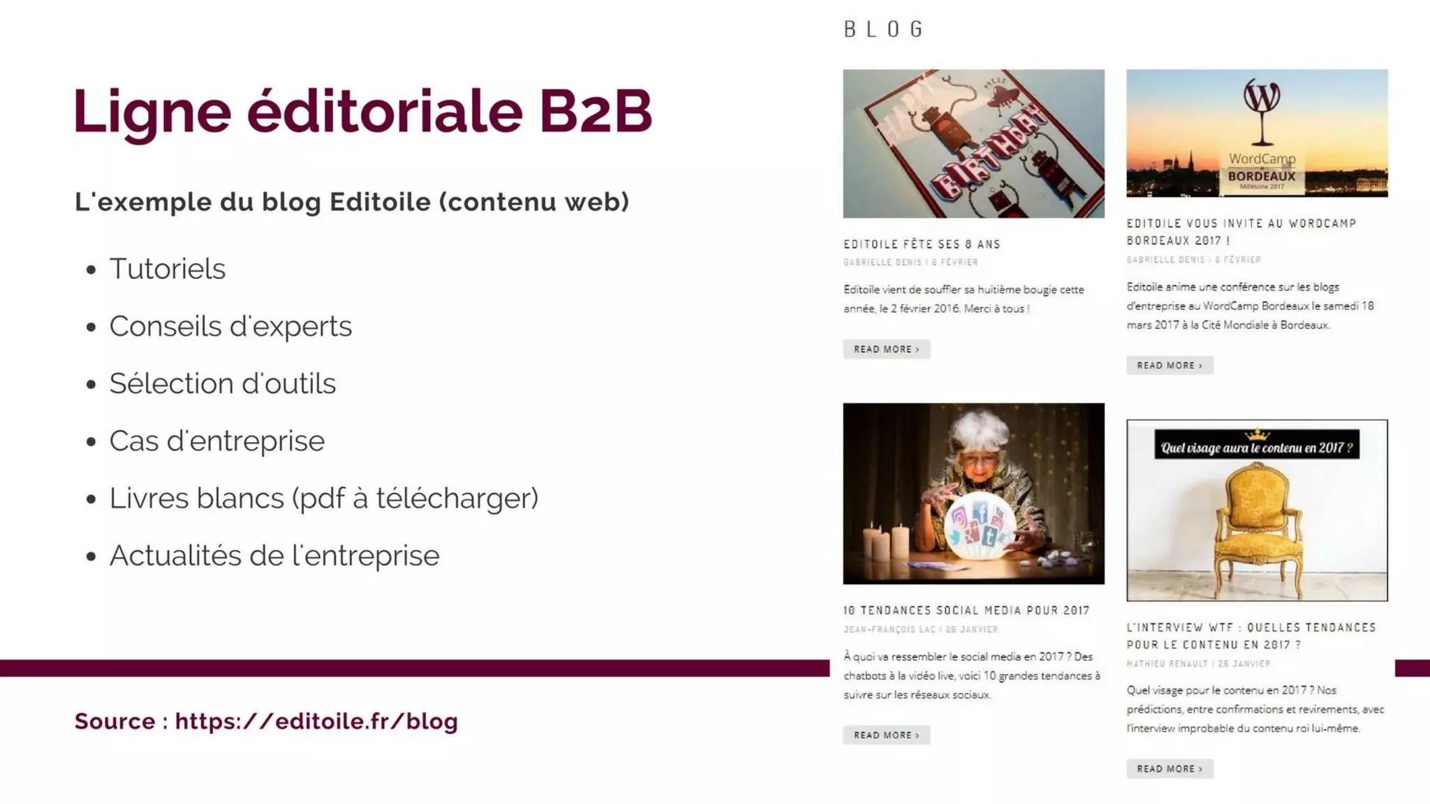 Animer un blog d'entreprise