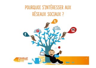 Pourquoi s’intéresser aux
réseaux sociaux ?
 