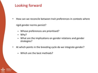 Gender success stories