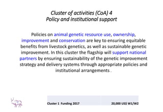 Animal genetic flagship: CRP2 Planning meeting 