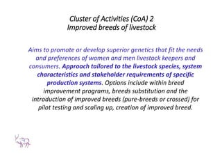 Animal genetic flagship: CRP2 Planning meeting 