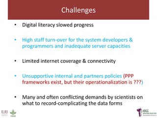  Herd recording and farmer education using digital platforms are feasible and can be transformative in Africa