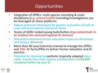  Herd recording and farmer education using digital platforms are feasible and can be transformative in Africa
