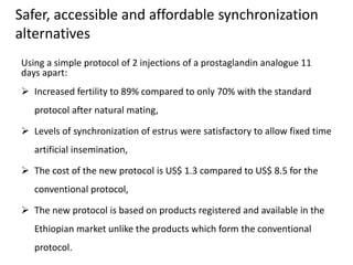 Reproductive interventions for more efficient sheep and goats breeding programs 