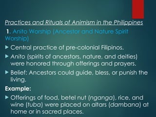 ANIMISM-TOPIC-PPT.about Goddess and God. | PPTX