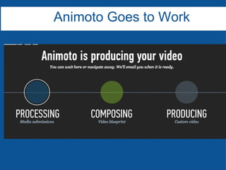 Animoto Goes to Work 