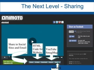 The Next Level - Sharing REMIX YouTube SmugMug HTML Code for Website Share to Social  Sites and Email 