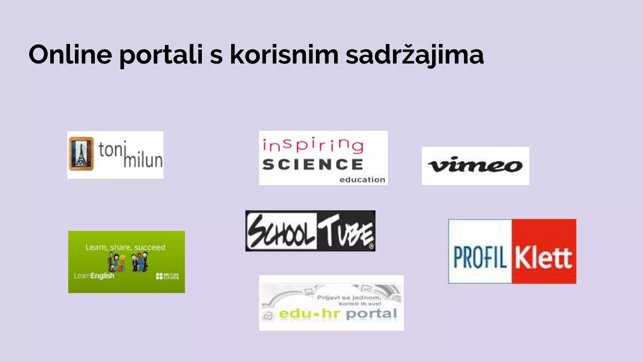 Online portali s korisnim sadržajima
 