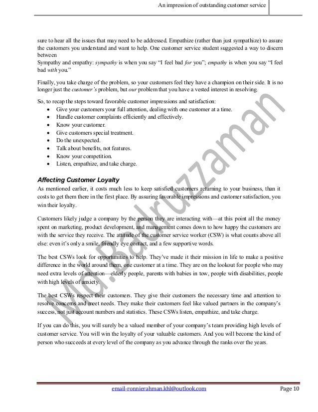 how to talk about customer service on a resume