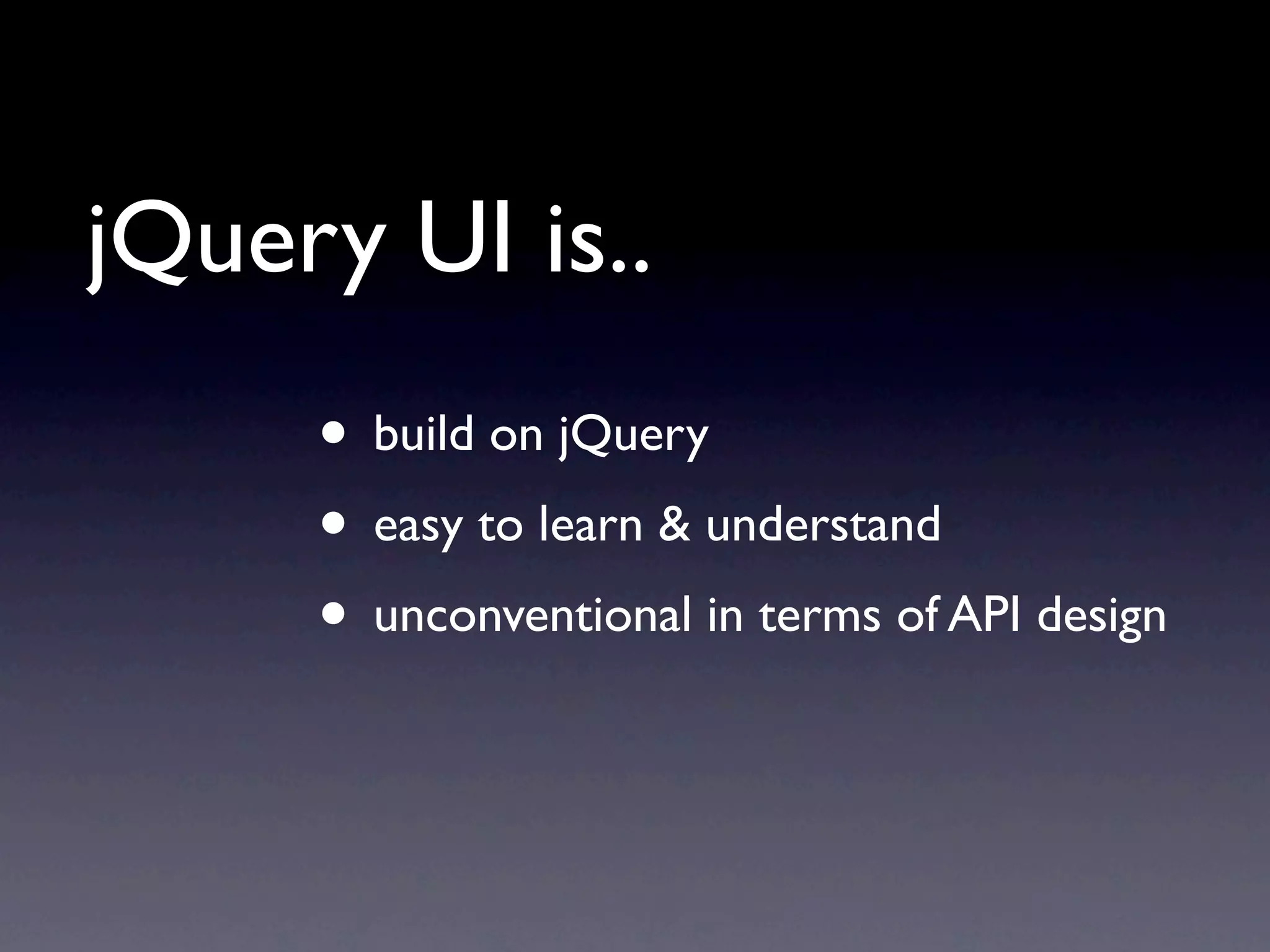 An in-depth look at jQuery UI