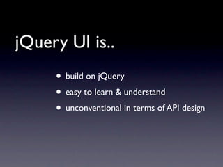 An in-depth look at jQuery UI