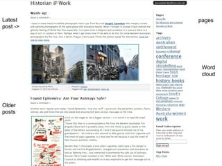 Latest post -> Older posts pages Word cloud 