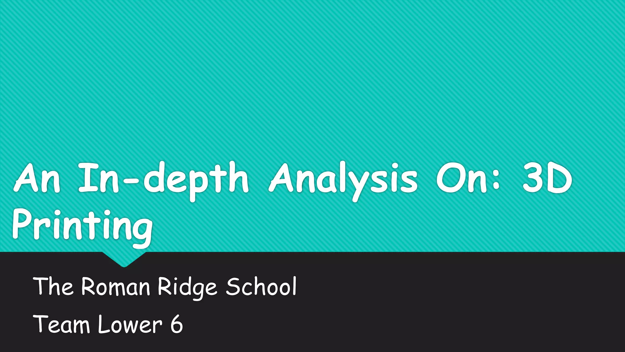 An indepth analysis(3d printers) PPT(05)