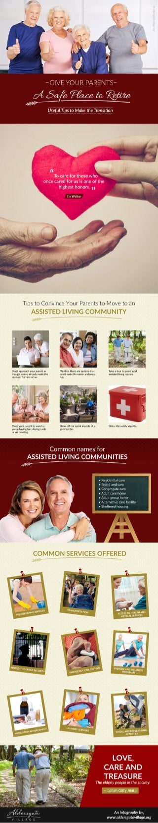 An Infography on Senior Living Community