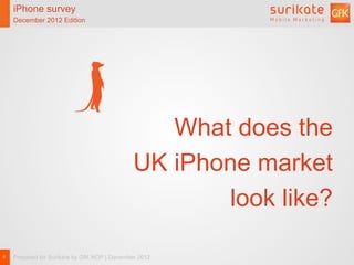 iPhone survey
        December 2012 Edition




                                                     What does the
       ...