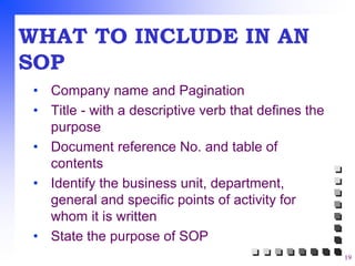 An insight into sop part ii | PDF