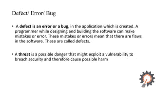An integrated security testing framework and tool | PPTX