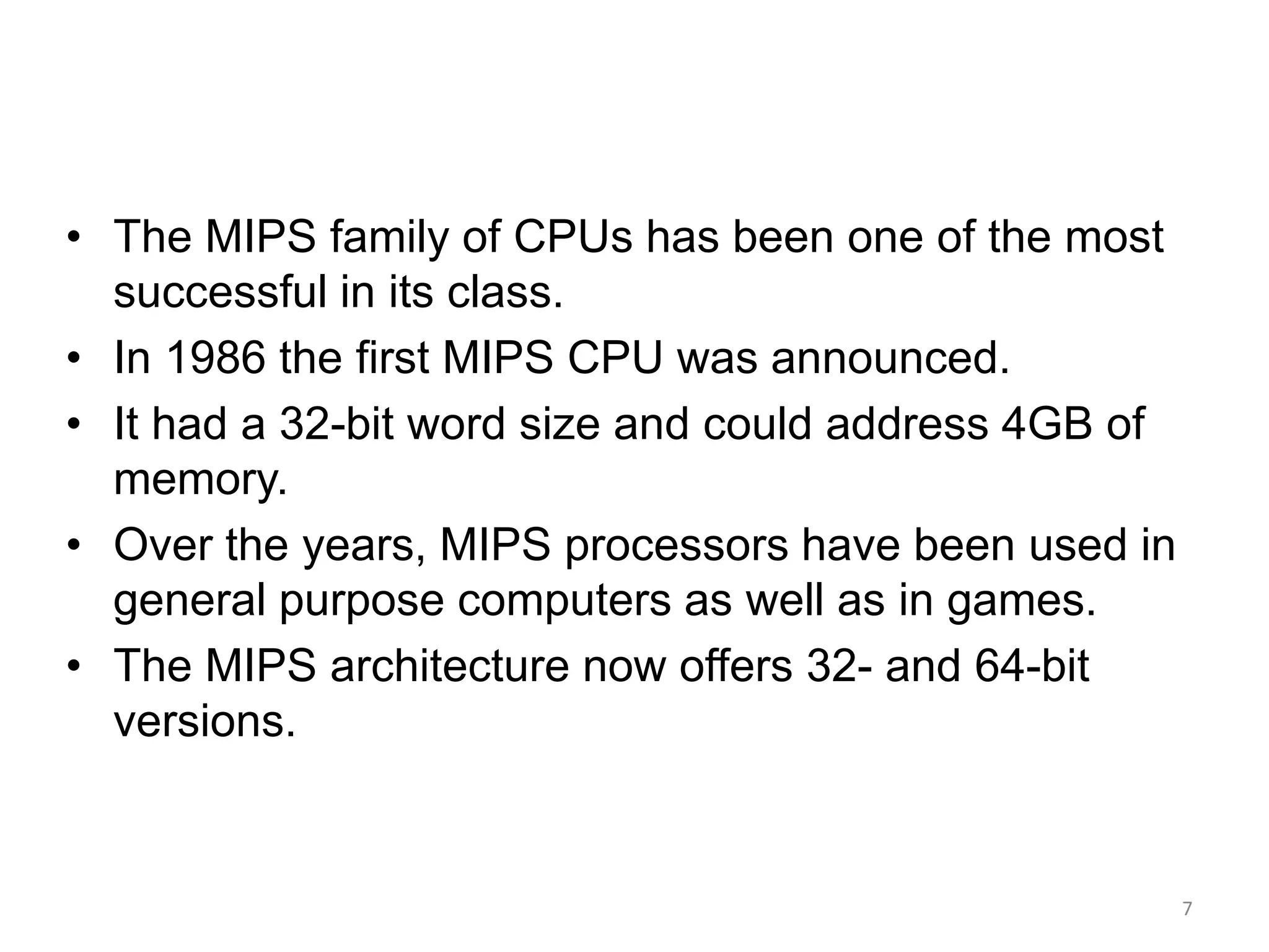 An intel architecture, which is a cisc 2 | PPT