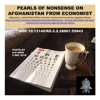 An intellectually honest us military commander