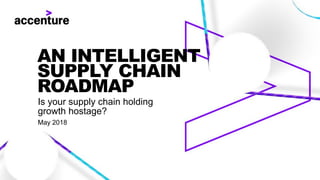 AN INTELLIGENT
SUPPLY CHAIN
ROADMAP
Is your supply chain holding
growth hostage?
May 2018
 
