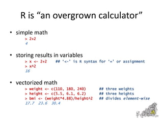 An Interactive Introduction To R (Programming Language For Statistics ...