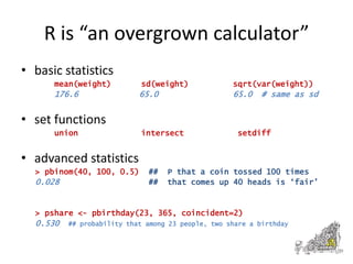 An Interactive Introduction To R (Programming Language For Statistics ...