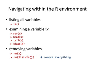 An Interactive Introduction To R (Programming Language For Statistics ...