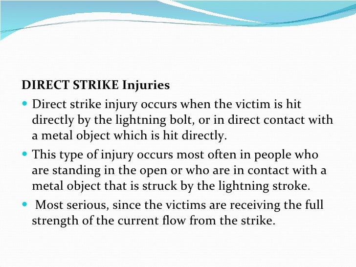 lightning strike wounds lightning strike wounds