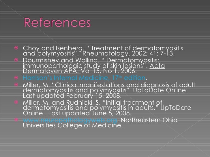 A Case Of Dermatomyositis