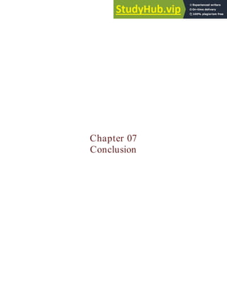 Chapter 07
Conclusion
 