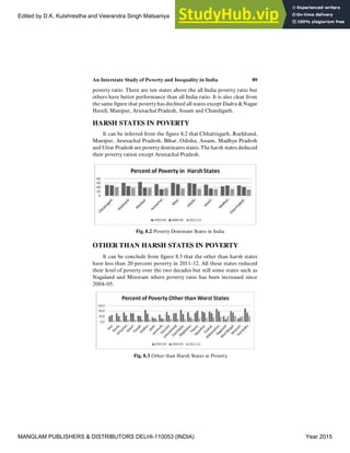 An Interstate Study Of Poverty And Inequality In India | PDF