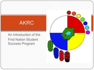 AKRC An Introduction of the  First Nation Student Success Program 