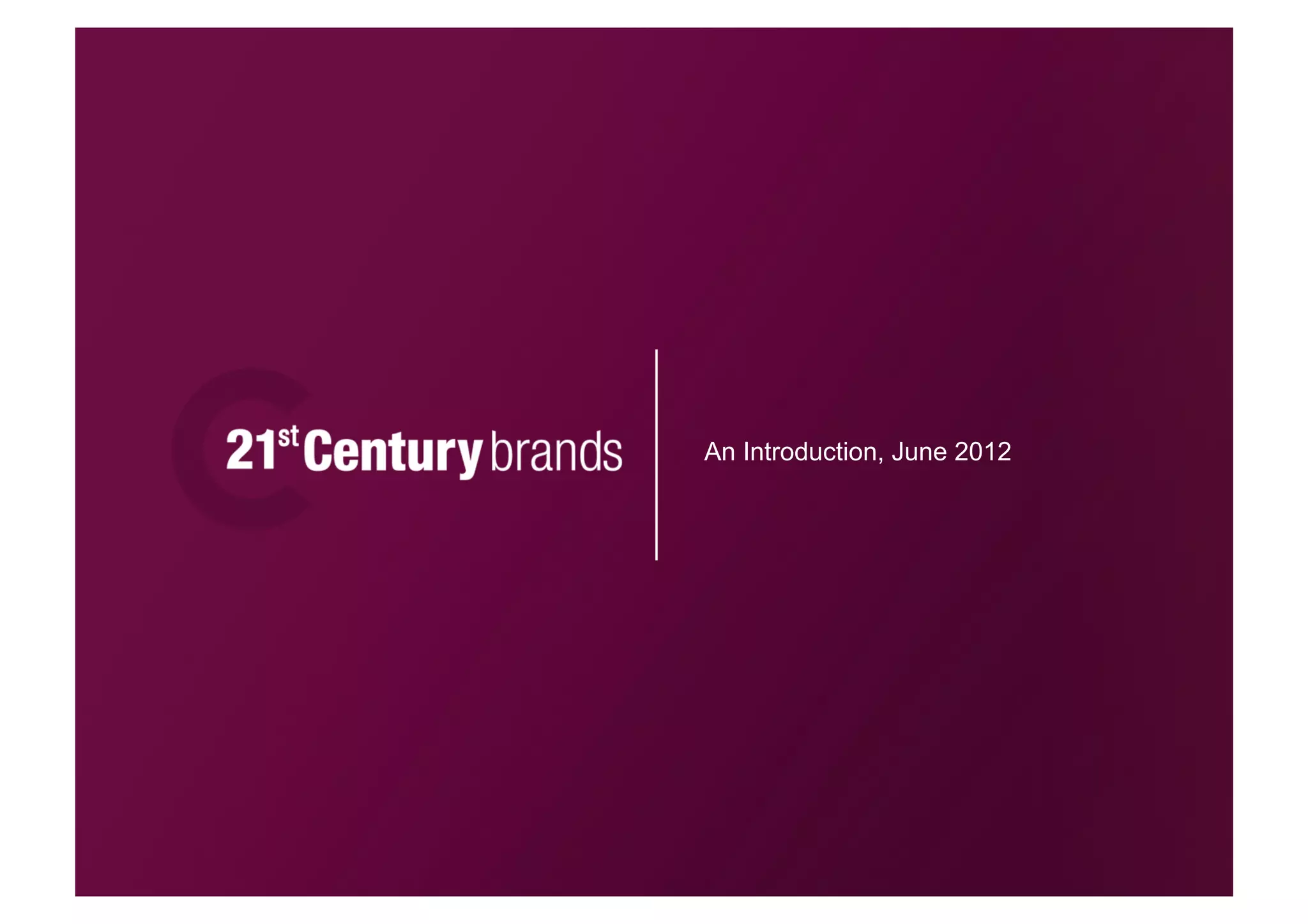 An Introduction To 21st Century Brands | PDF