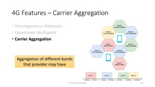 4G Features – Carrier Aggregation
• Heterogeneous Networks
• Coordinate Multipoint
• Carrier Aggregation
Aggregation of different bands
that provider may have
© 2020 Andrei Novikov 58
 
