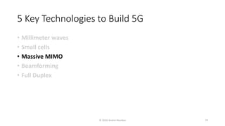 5 Key Technologies to Build 5G
• Millimeter waves
• Small cells
• Massive MIMO
• Beamforming
• Full Duplex
© 2020 Andrei Novikov 79
 