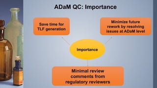 An Introduction to ADaM.pptx (analysis dataset) | PPTX