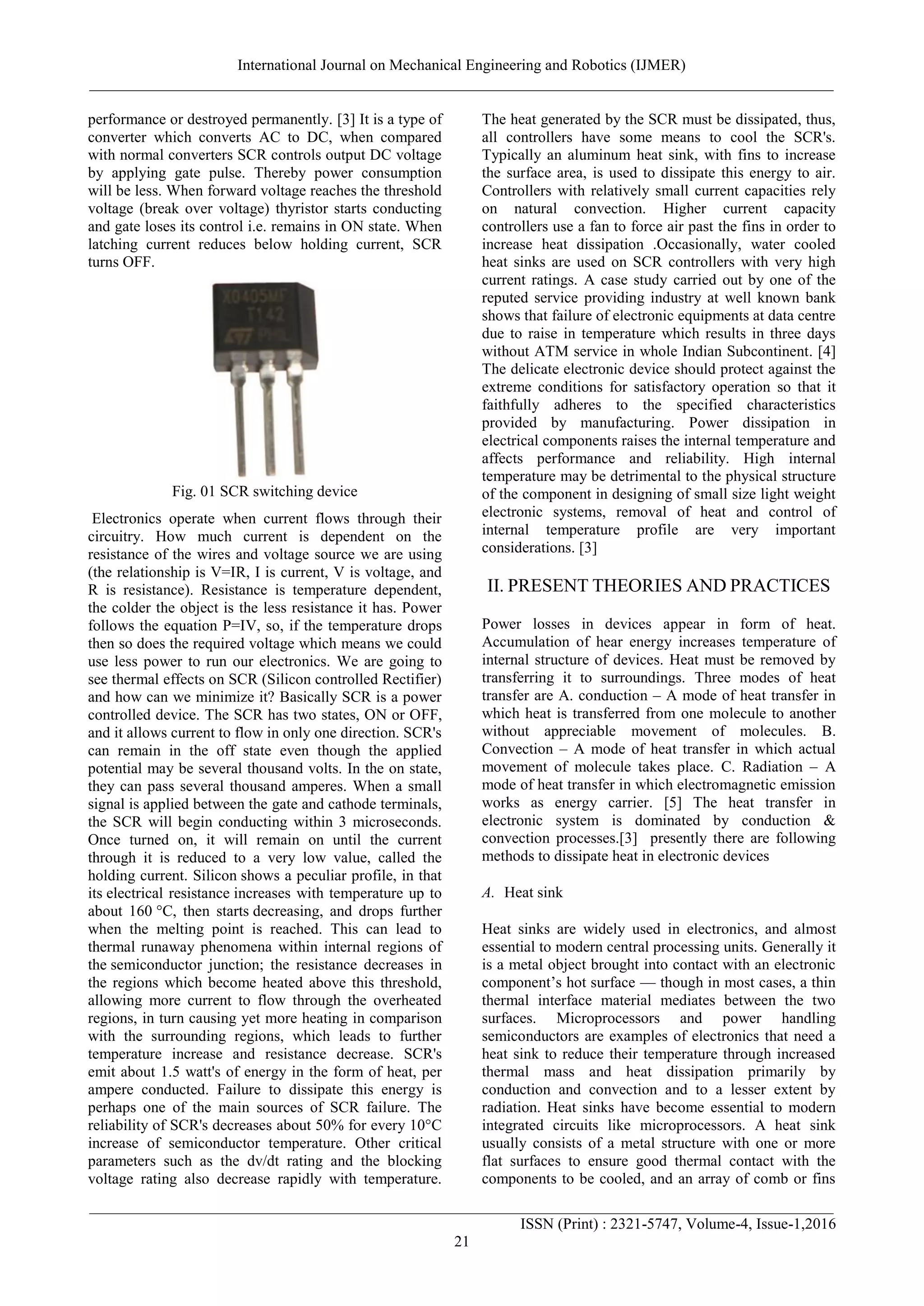 An introduction to application of zebra pattern for dissipation of heat ...