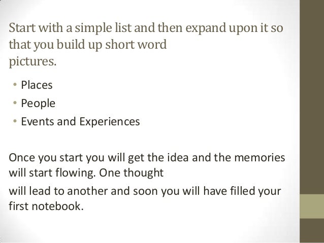 how to start a biography essay